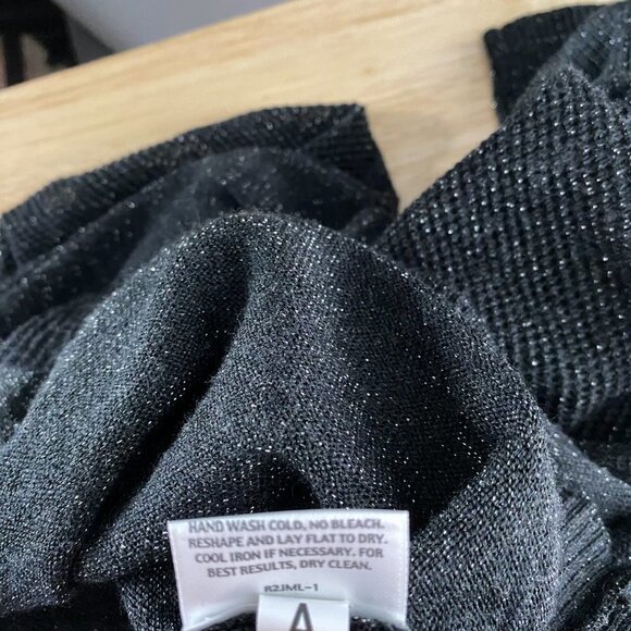 Eileen Fisher Tunic Sweater‎ Top Medium Merino Wool Blend Metallic DR-997 - Picture 8 of 8